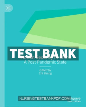 Test Bank for Human Security in China by Palgrave Macmillan