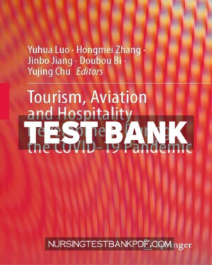Test Bank for Tourism Aviation and Hospitality Development During the COVID 19 Pandemic by Springer