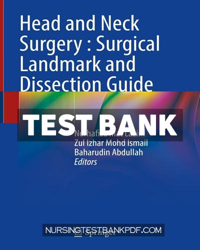 9789811938542-TEST-BANK Test Bank for Head and Neck Surgery - Surgical Landmark and Dissection Guide by Springer