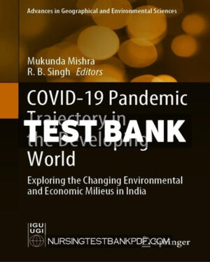 Test Bank for COVID 19 Pandemic Trajectory in the Developing World by Springer