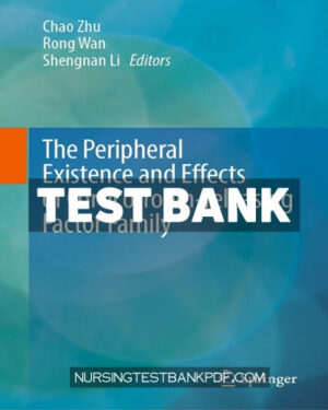 Test Bank for The Peripheral Existence and Effects of Corticotropin releasing Factor Family by Springer