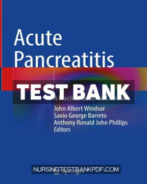 Test Bank for Acute Pancreatitis by Springer
