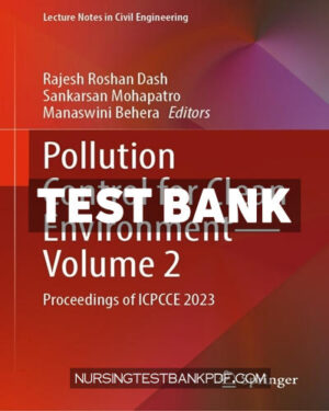 Test Bank for Pollution Control for Clean Environment - Volume 2 by Springer