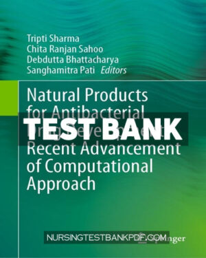 Test Bank for Natural Products for Antibacterial Drug Development - Recent Advancement of Computational Approach by Springer