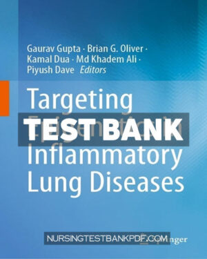 Test Bank for Targeting Epigenetics in Inflammatory Lung Diseases by Springer