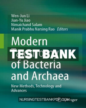 Test Bank for Modern Taxonomy of Bacteria and Archaea by Springer