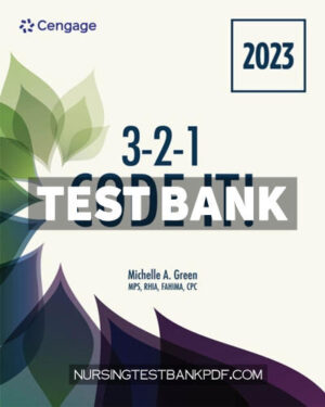 Test Bank for 3 2 1 Code It 2023 11th Edition by Green