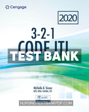 Test Bank for 3 2 1 Code It 2020 8th Edition by Green