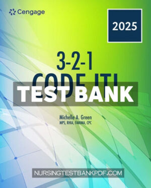 Test Bank for 3 2 1 Code It 2025 Edition 13th Edition by Green