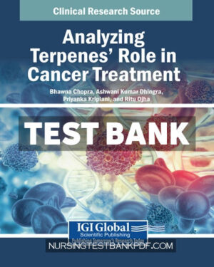 Test Bank for Analyzing Terpenes Role in Cancer Treatment by IGI Global