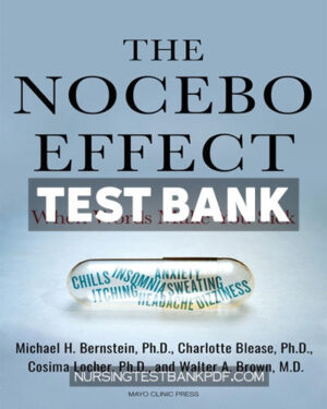 Test Bank for The Nocebo Effect by Bernstein