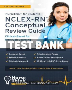 Test Bank for NCLEX RN Conceptual Review Guide 2nd Edition by Herman